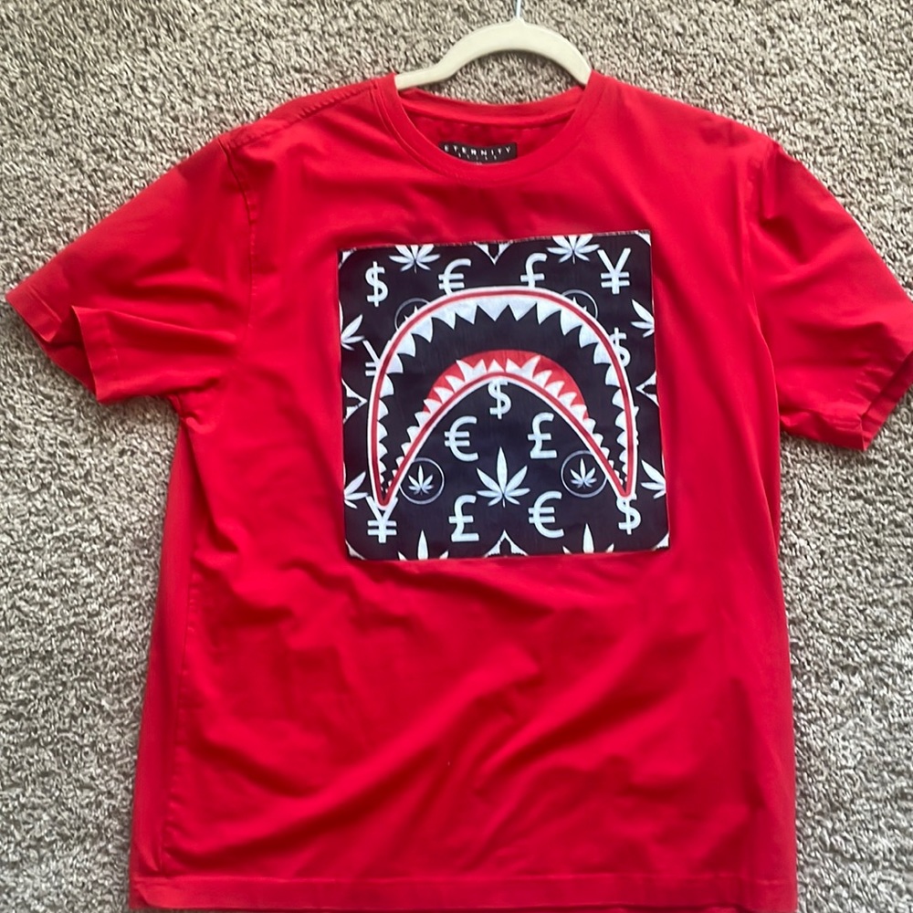 (LARG) Mens Short Sleeve Shirt (LightlyUsed)